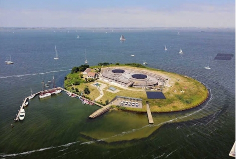 Forteiland Pampus gaat duurzaam vernieuwen