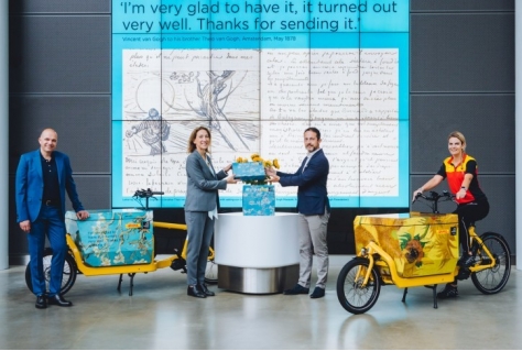 Bezorger en sponsor voor Van Gogh Museum