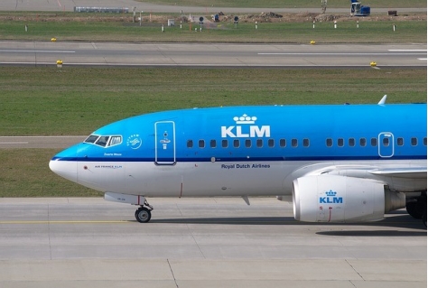 Rake klappen voor KLM