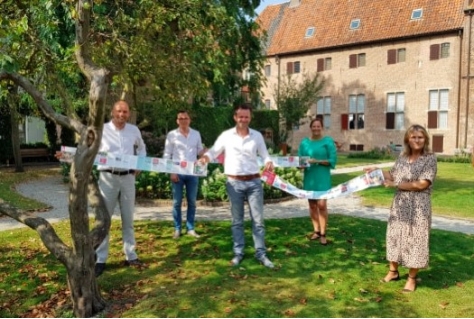 1,5 meter lange folder van Hanzesteden