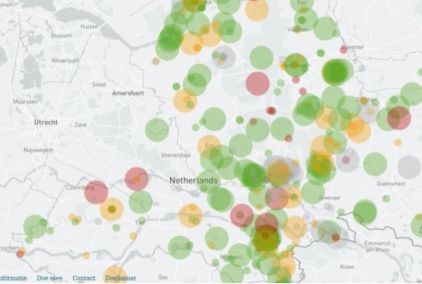 Half miljoen bezoeken voor druktemonitor Gelderland