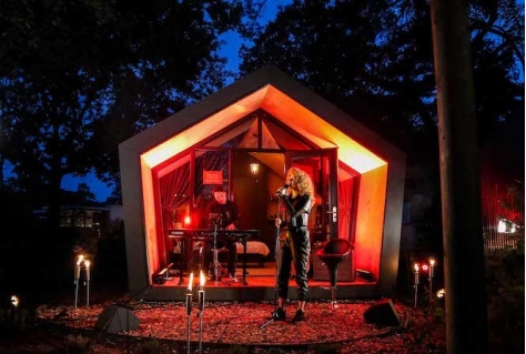 Online concerten vanuit Tiny Houses Droomparken