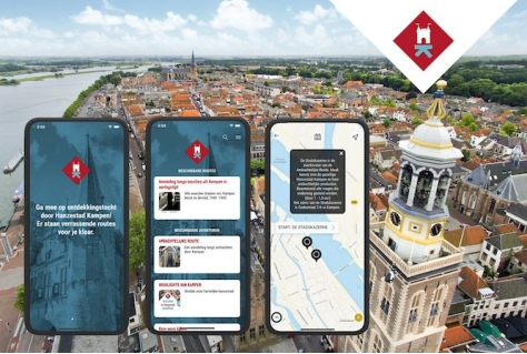 Kampen heeft eigen app met diverse stadswandelingen