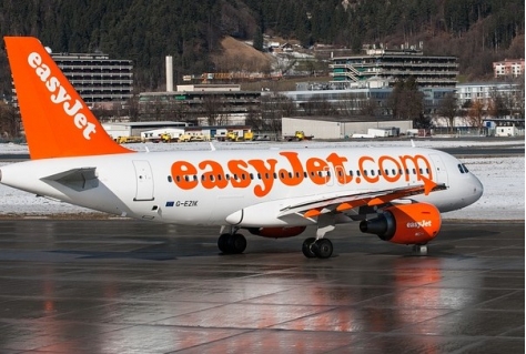 easyJet op kwart van capaciteit