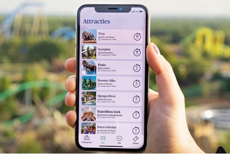 Eerste versie app voor attractiepark Toverland