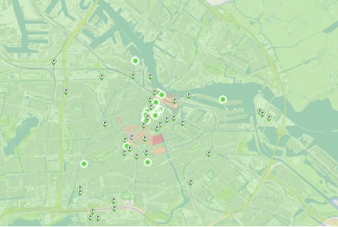 Amsterdam brengt met webapplicatie drukte in beeld