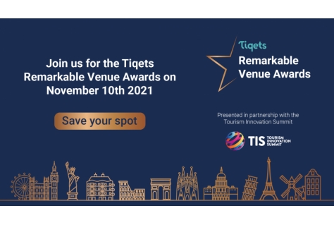 Tiqets maakt genomineerden bekend voor de Remarkable Venue Awards