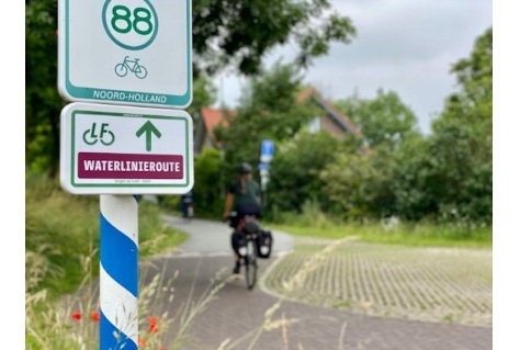 De nieuwe LF Waterlinieroute is genomineerd voor Fietsroute van het Jaar 2022! 