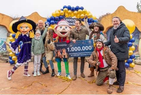 Toverland voor het eerst door grens 1 miljoen bezoekers