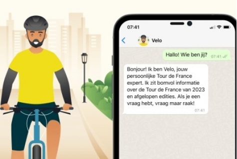 Nederlandse start-up levert AI chatbot Tour de France