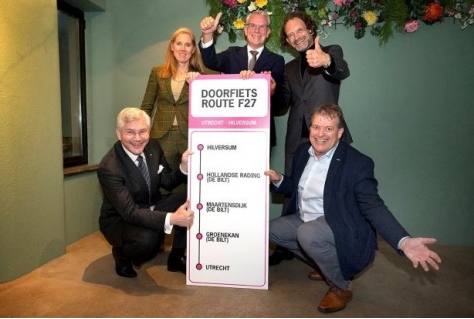 Provincies en gemeenten tekenen voor realisatie F27 doorfietsroute