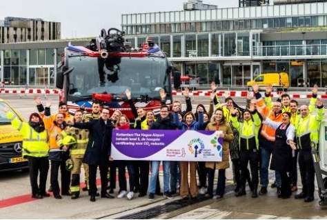 Rotterdam The Hague Airport behaalt hoogste Carbon certificaat