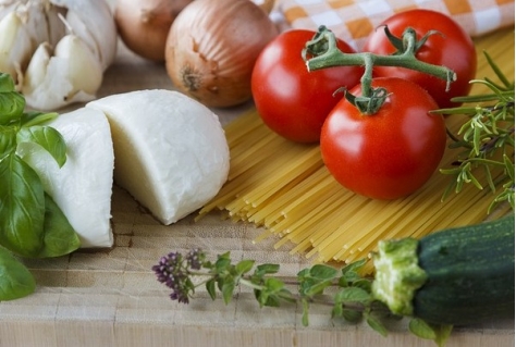 Transitie op het bord naar vegetarisch