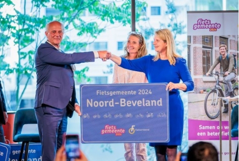 Noord-Beveland wint titel fietsvriendelijke gemeente 2024