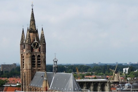 Hooikade Delft weer plek om van 'Zicht op Delft' te genieten