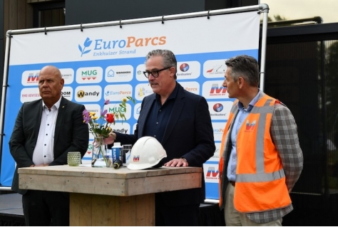 EuroParcs start bouw vakantiepark Enkhuizer Strand