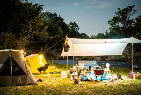 In welke landen vinden we de meeste campings per miljoen inwoners?