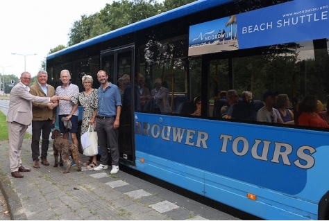 Noordwijk verwelkomt 12.000ste passagier in de Beach Shuttle