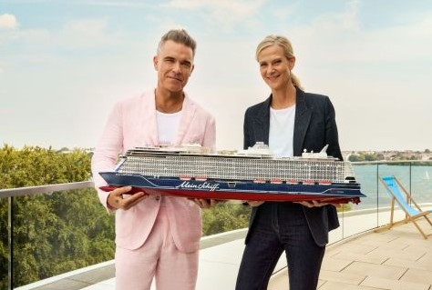 Robbie Williams wordt ambassadeur bij TUI Mein Schiff Relax