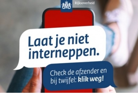 Campagne overheid 'Laat je niet interneppen'