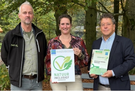 Uitreiking eerste certificaat Green Key module Natuurinclusief Ondernemen