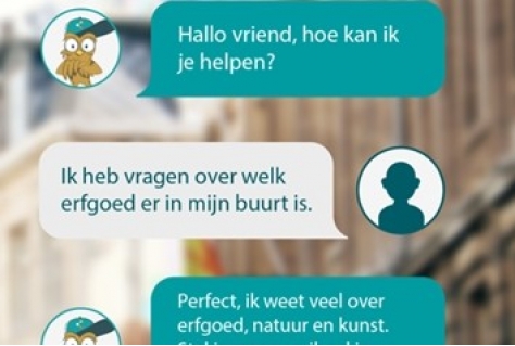 Ohoe chatbot beantwoordt vragen over erfgoed