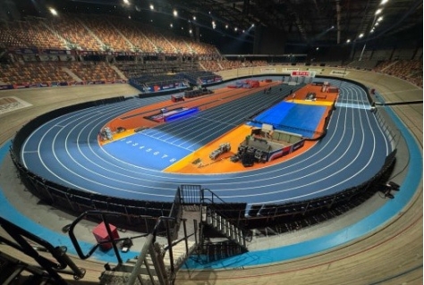 EK indoor atletiek biedt tribune voor fans met visuele beperking