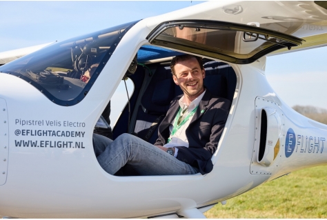 Studentpiloten Transavia vliegen voor het eerst elektrisch