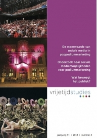 Vrijetijdstudies - themanummer podiummarketing