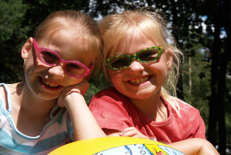 Huizen op het strand