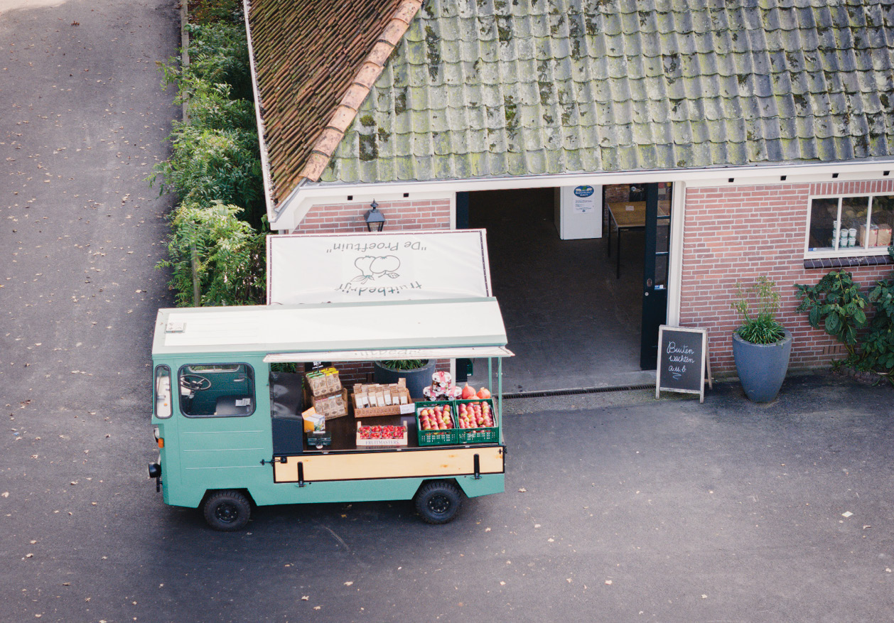 Beleving van het landelijk gebied, onder meer bij Boerderijwinkel De Proeftuin in Noordbeemster.