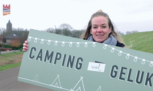 Colinda Geluk is met haar camping ook onderdeel van Waterpoort.