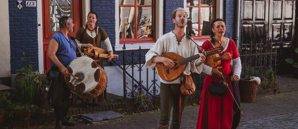 Het Hanzefeest in Doesburg.