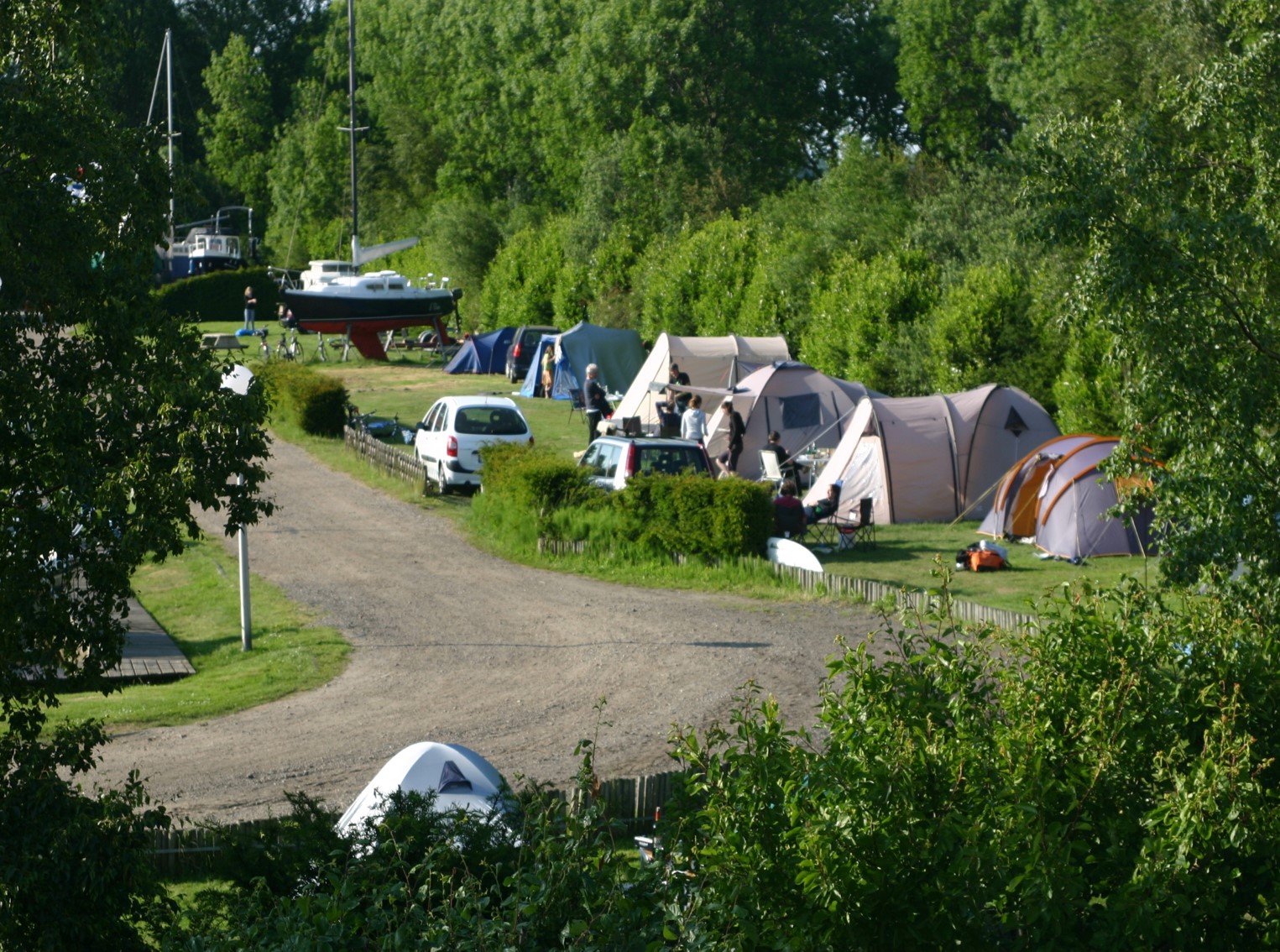 De camping van Hart van Friesland is niet een hoofdactiviteit, maar meer een extra faciliteit.