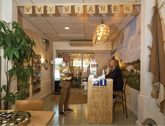 Door de goede atmosfeer willen vrijwilligers graag in deze VVV werken.