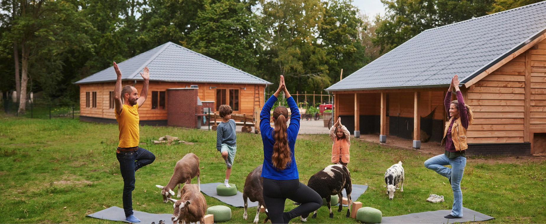 De Beleefboerderij is ook een locatie voor meer buitenactiviteiten.